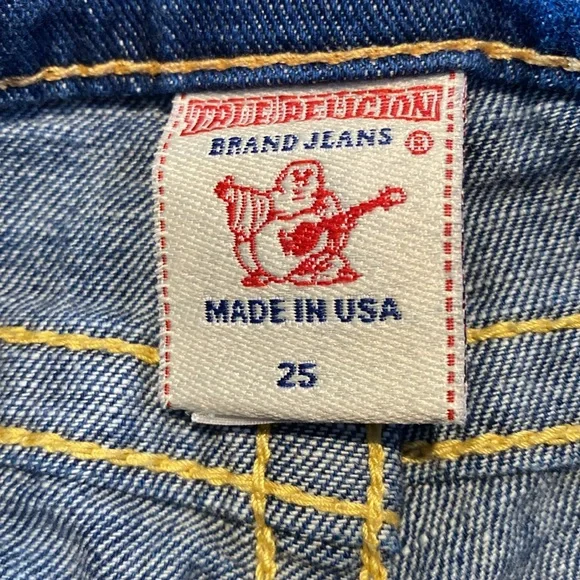 True Religion Wide Leg Jean Size 25 - Picture 8 of 13